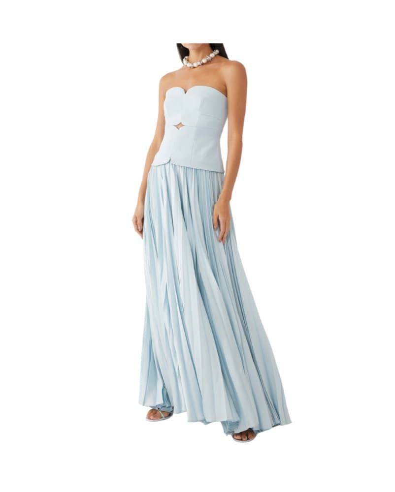 Acler Avonela Dress Blue - Image 5