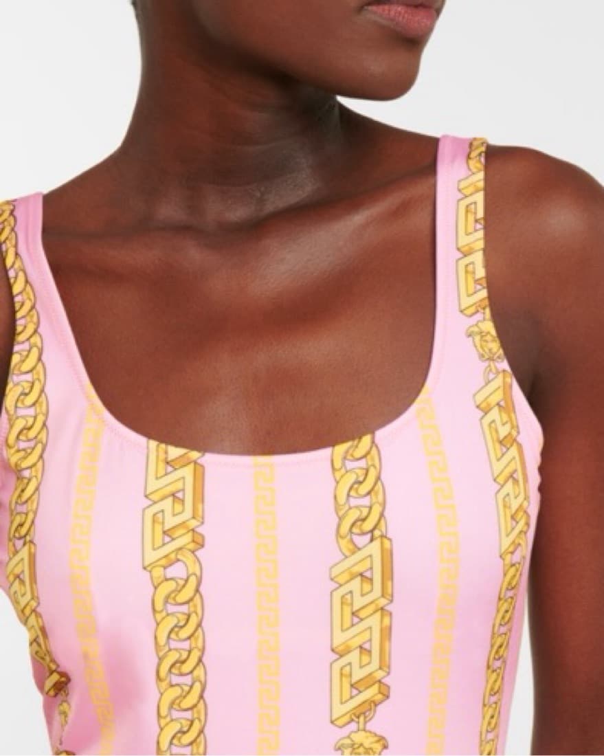 Versace Pink One-Piece Swimsuit  - Image 5