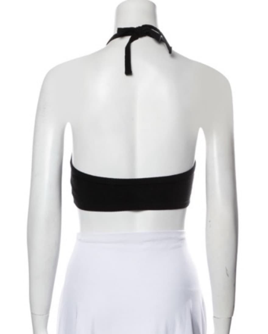 Reformation Halter Neck Crop Top - Image 3