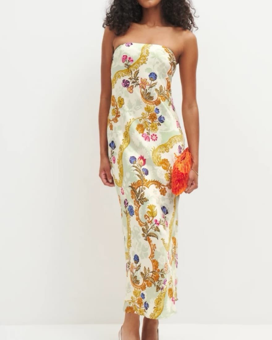 Reformation Joana Silk Dress - Image 1