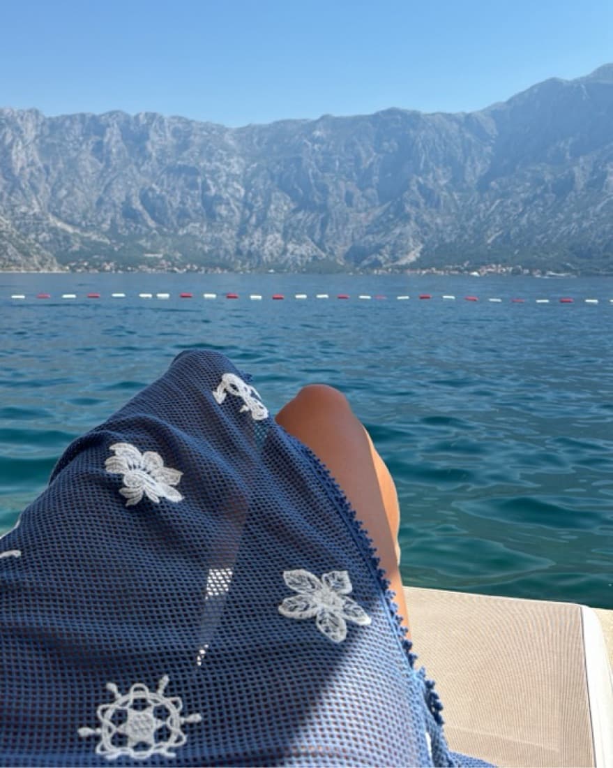 Agua Bendita Blue Cyprus Skirt  - Image 4