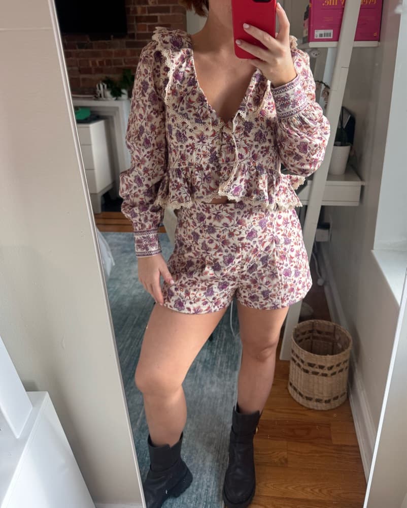 Sezane Shorts/Blouse Set - Image 6