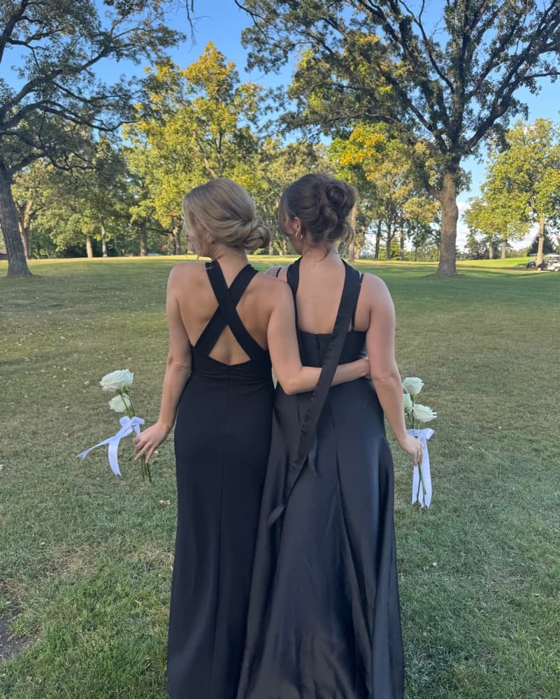 Elegant Black Halter Gown - Image 6