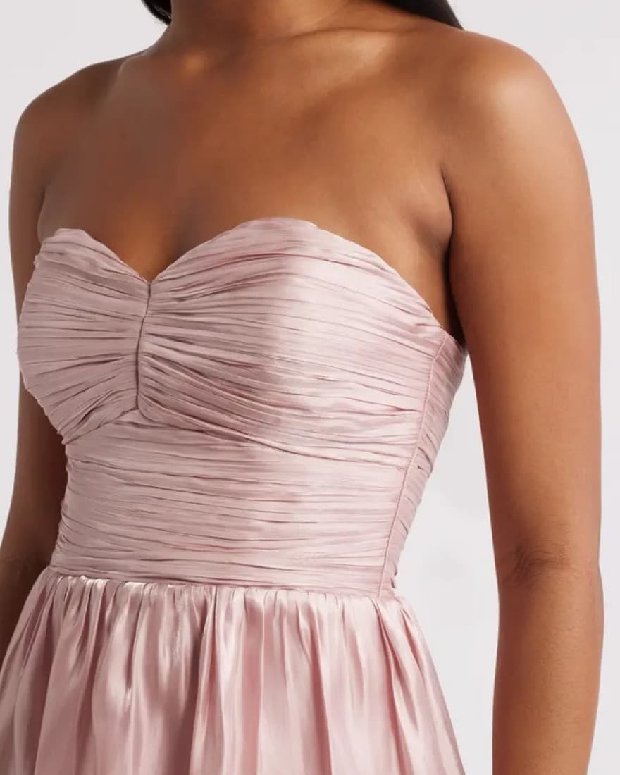 Bella Strapless Tiered Gown - Image 4