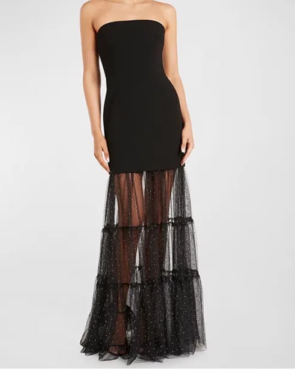 Rebecca Vallance Strapless Gown - Image 1