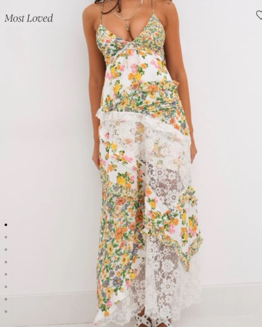 For Love and Lemons Rosalyn Maxi Dress - Image 1