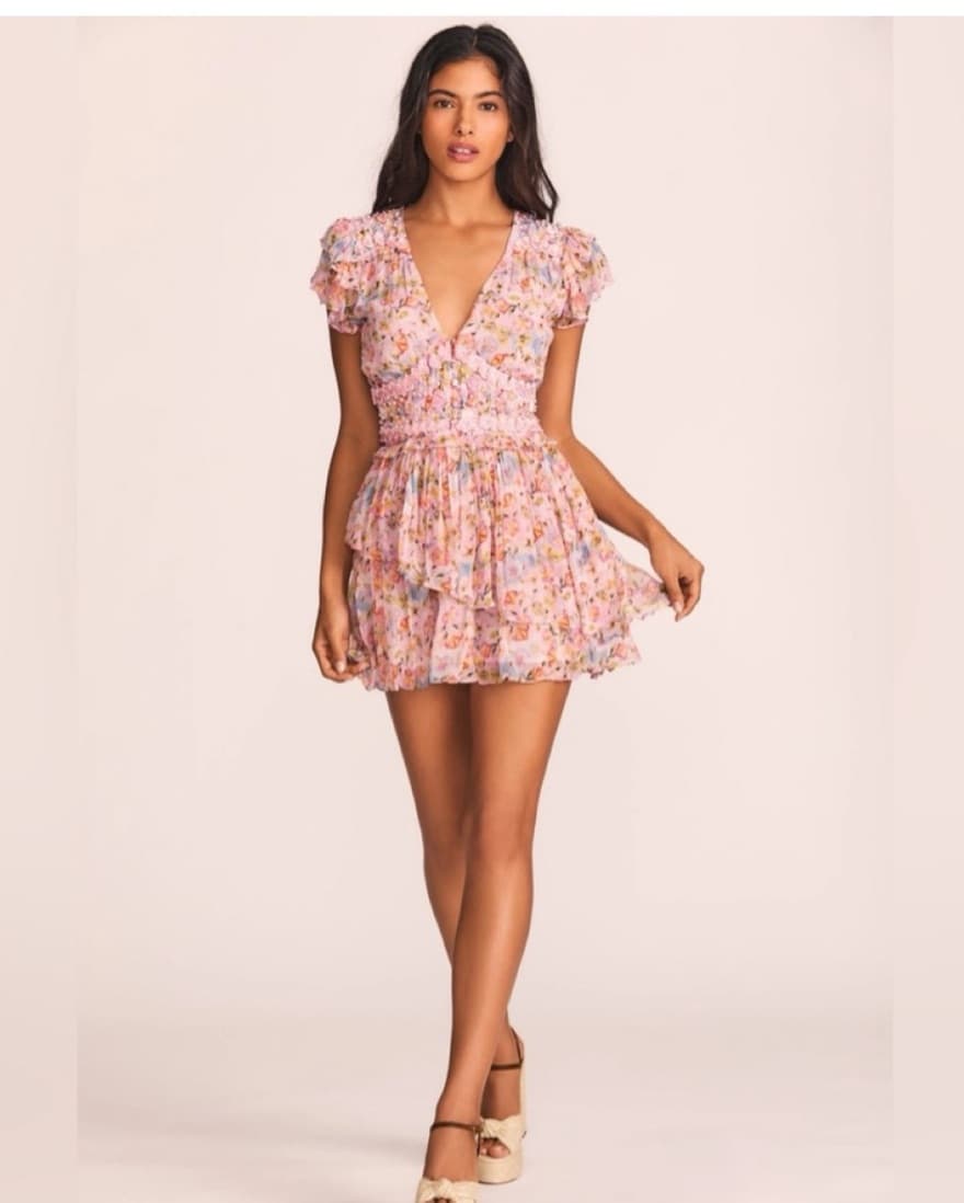 Loveshackfancy Floral Mini Dress - Image 3