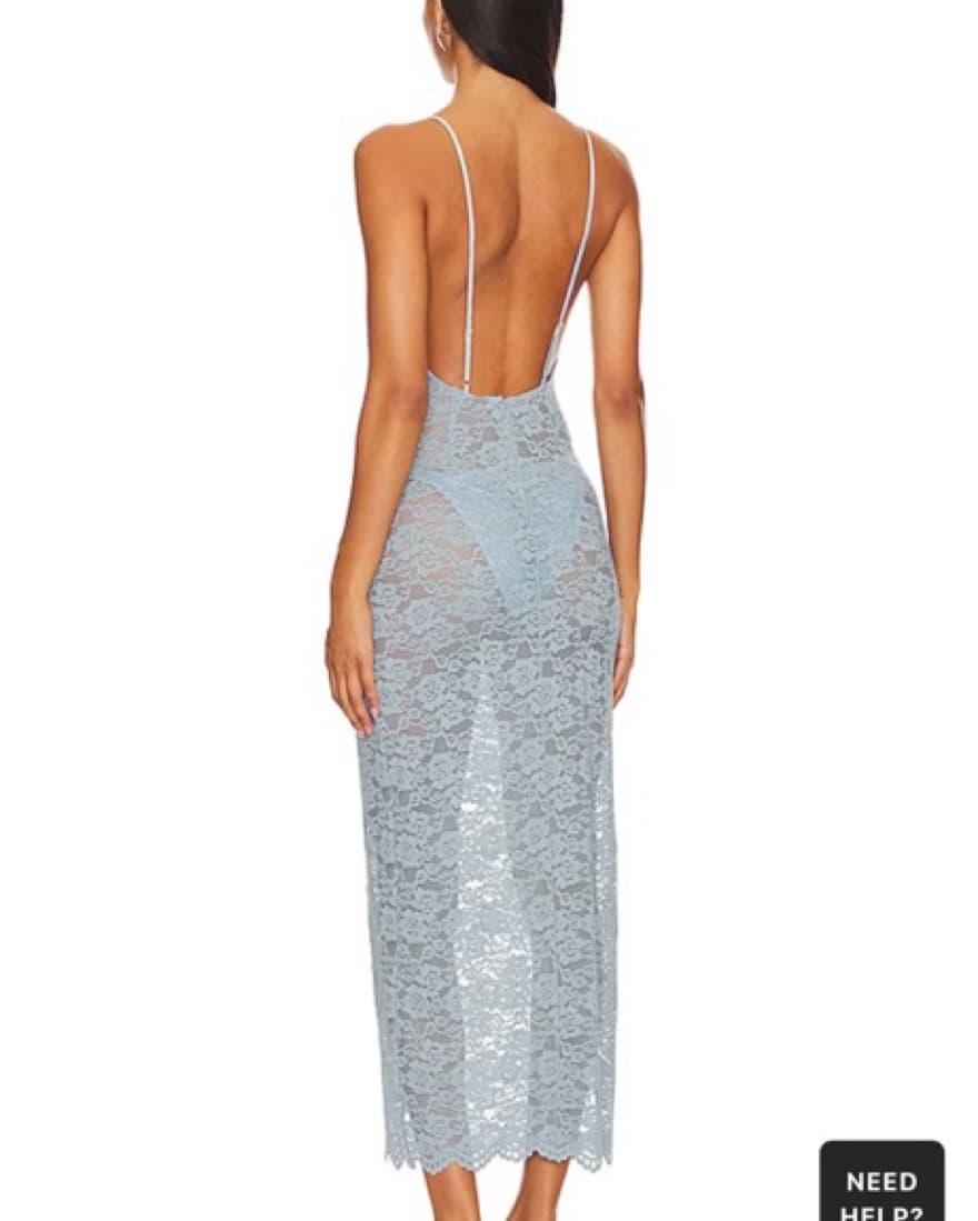 Sheer Lace Midi Revolve - Image 1