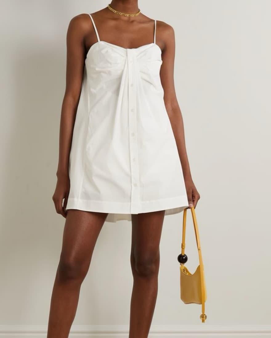 Elegant White Mini Dress - Image 3