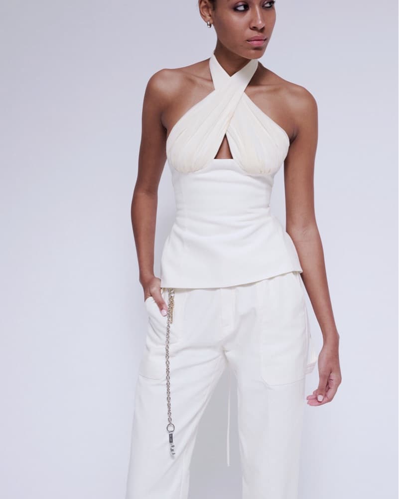 Tae Park Sculpted Halter Top - Image 3