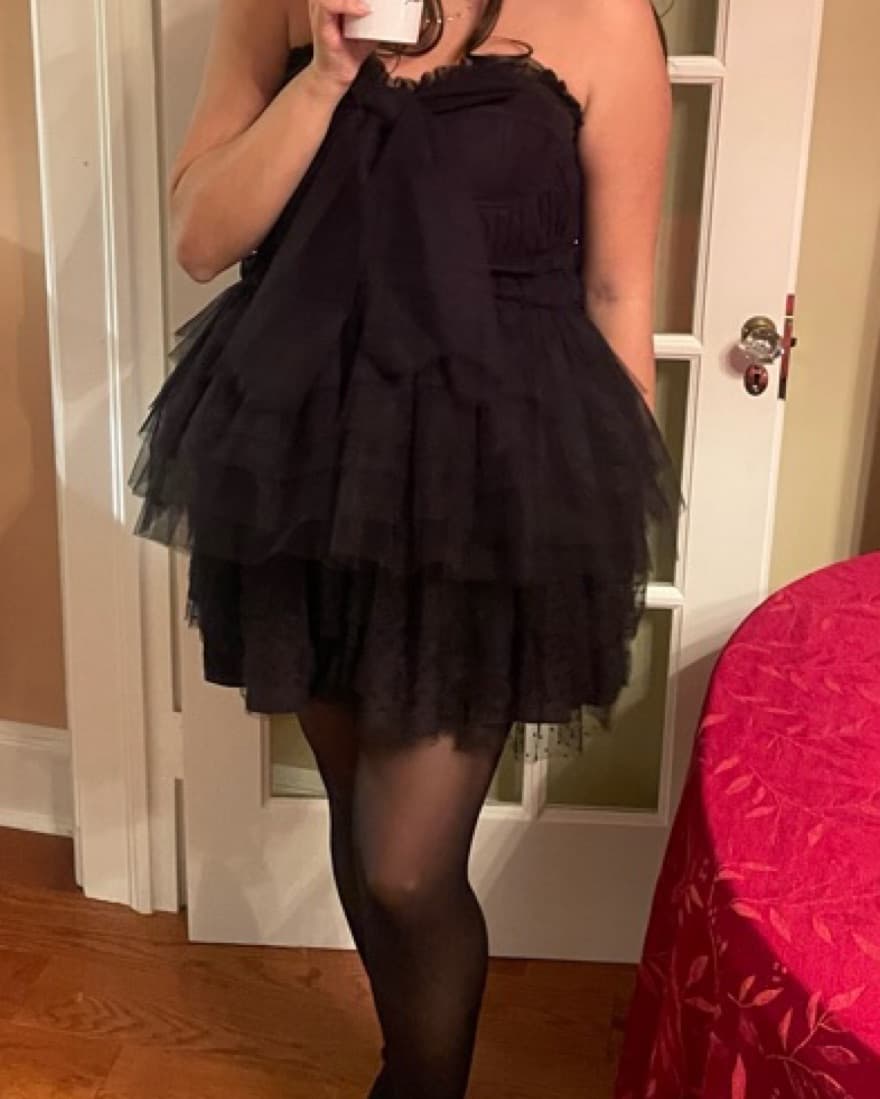 LoveShackFancy Faron Bow Layered Tulle  - Image 1