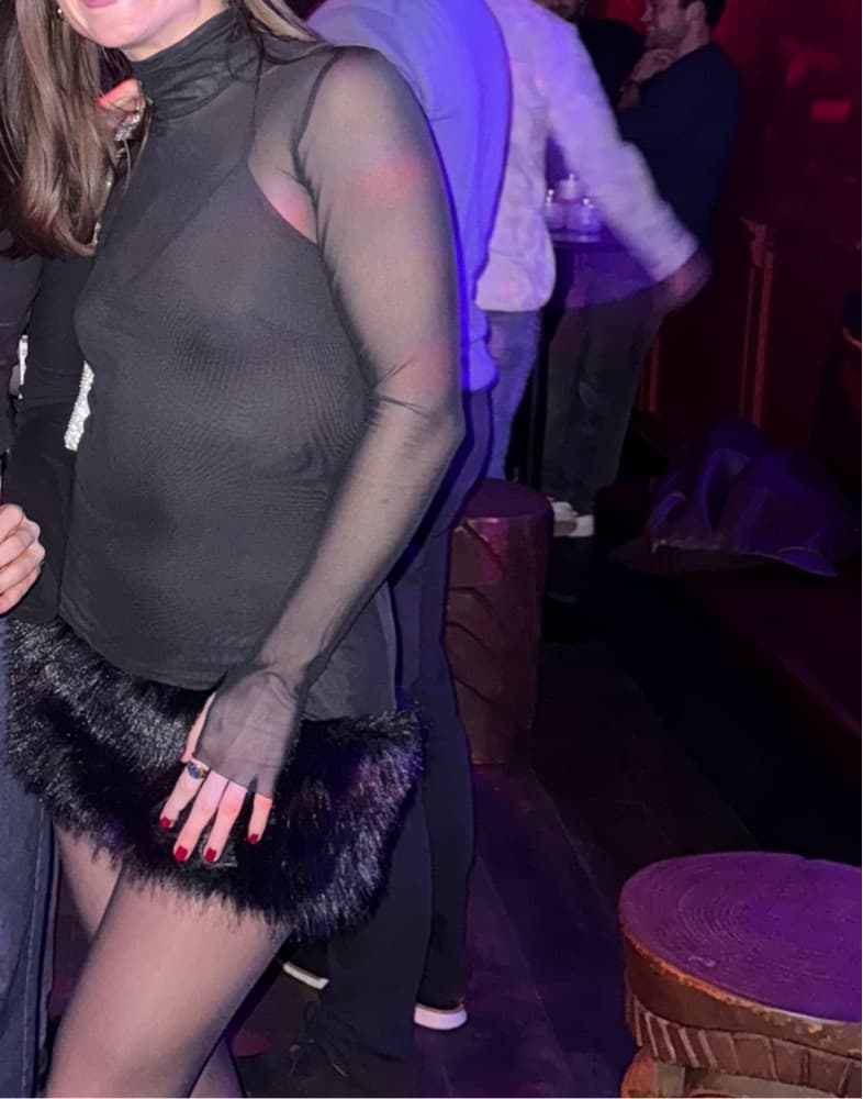 AFRM Sage Dress In Noir - Image 2