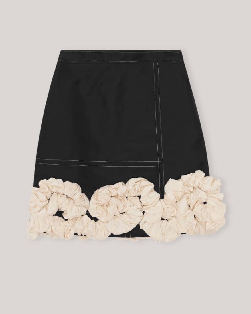 Ganni Rose Taffeta Skirt  - Image 4