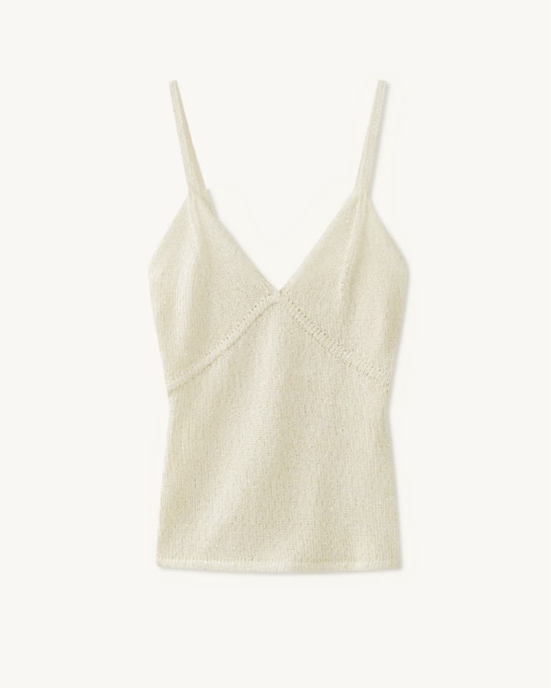 Asta Resort Ivory Sequin Skirt Set - Image 4