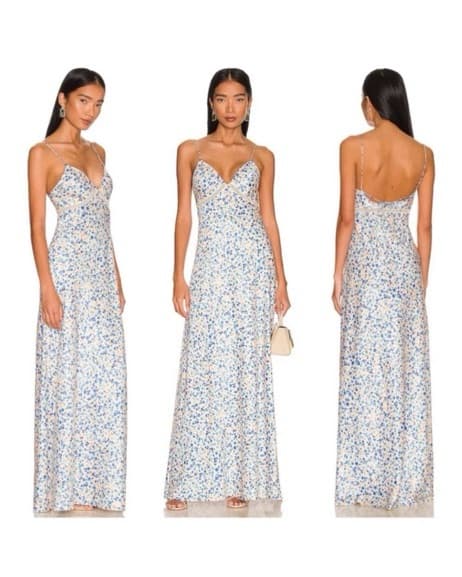 Favorite daughter satin floral maxi  - Image 2