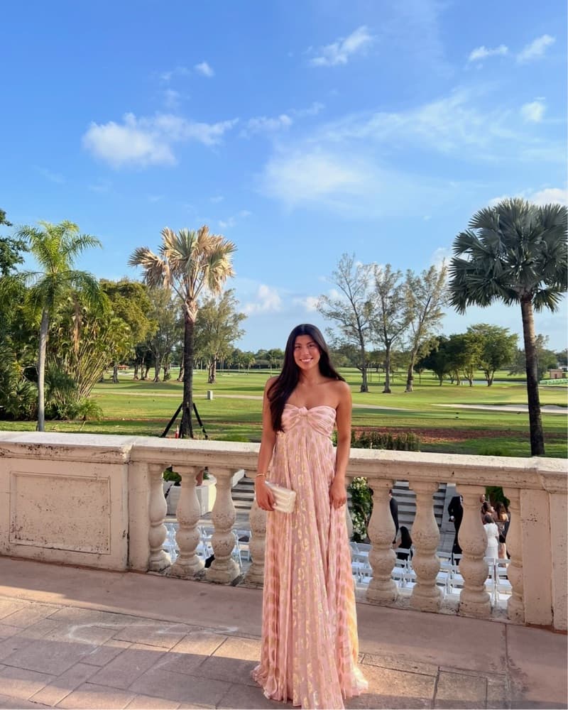 Alexis Maryana Knotted Metallic Dress - Image 2