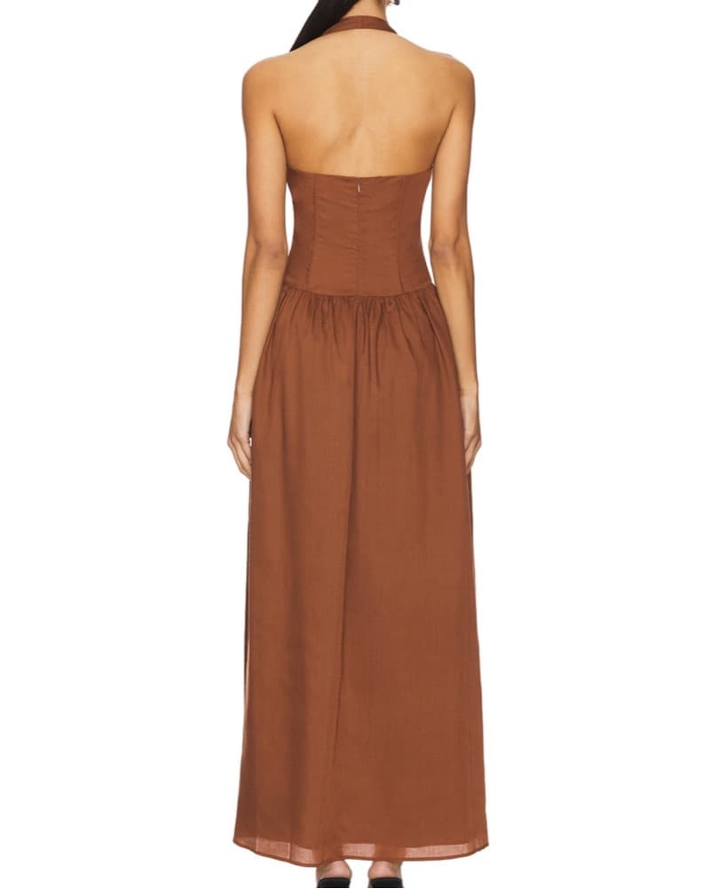Brown Maxi Dress - Image 3