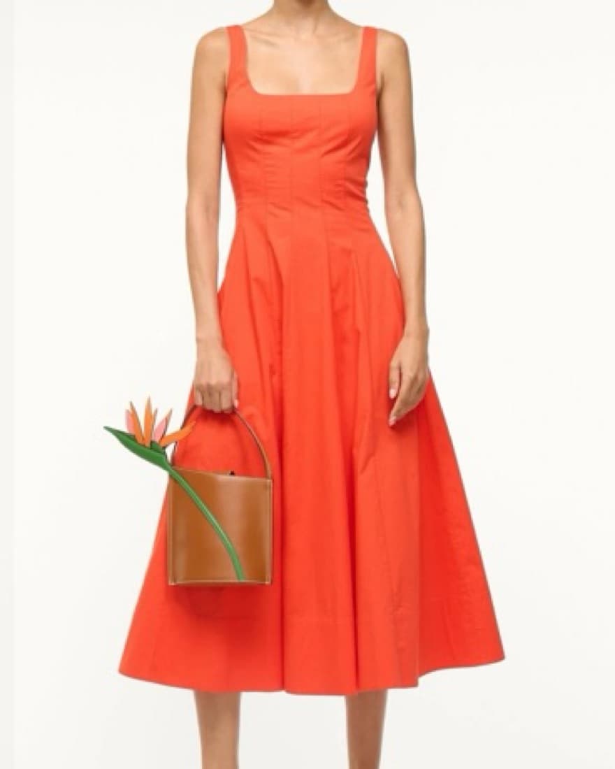 Yellow Staud Wells Dress  - Image 1