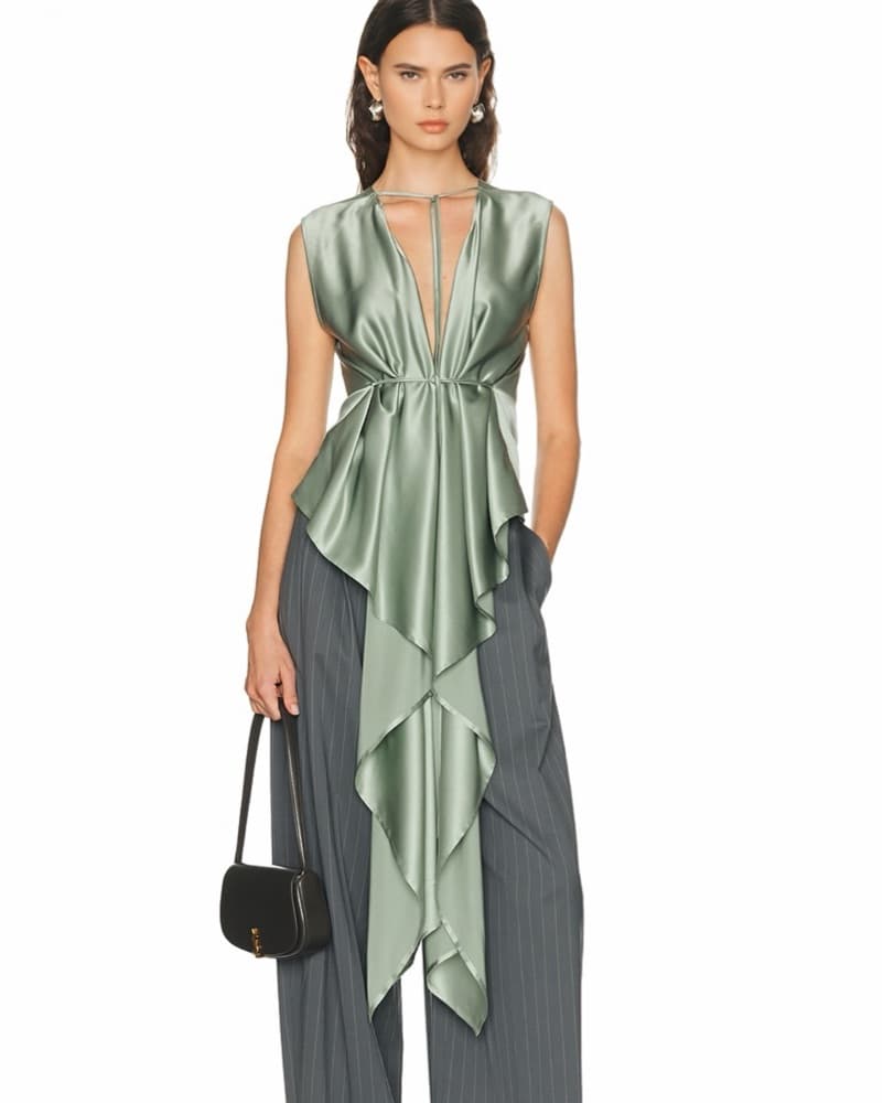 Helmut Lang Silk Top  - Image 2