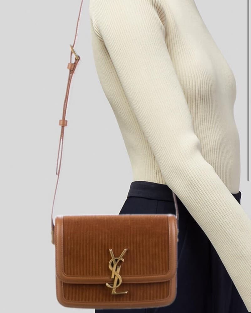 Corduroy Small Solferino Shoulder Bag - Image 2