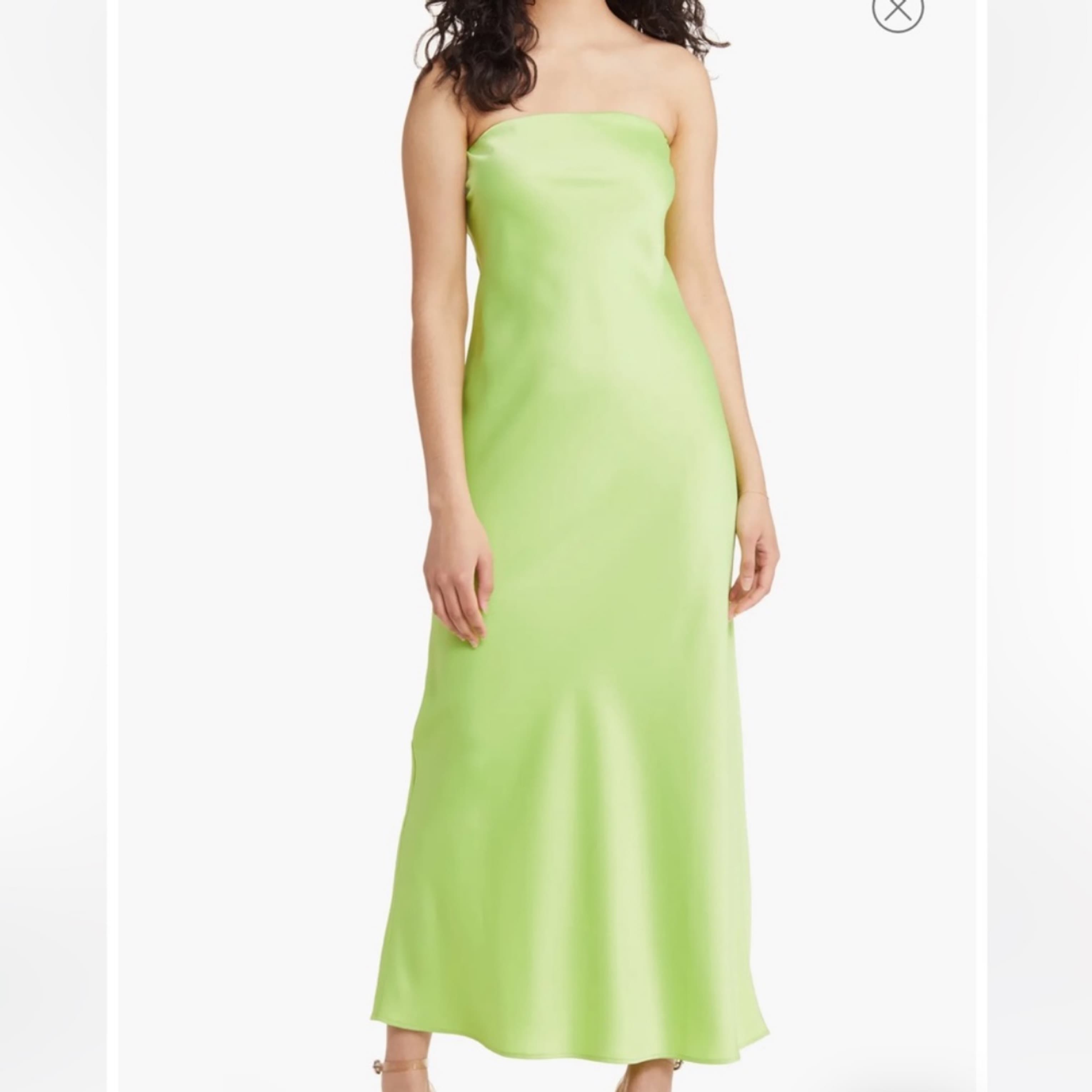 Green Wedding Guest Dress - Image 5
