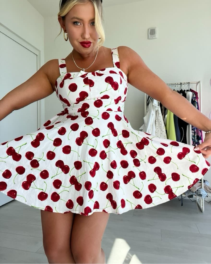 Cherry Mini Dress - Image 2