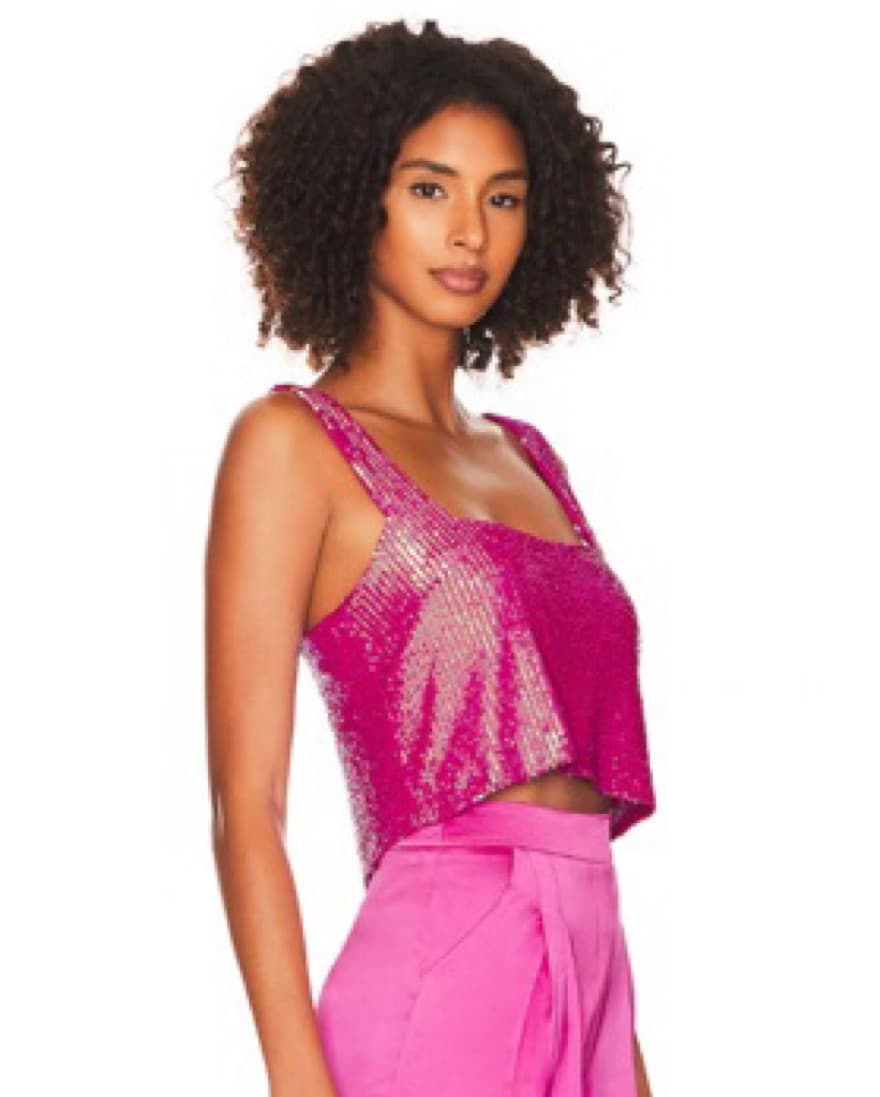 Show Me Your Mumu Tara Sequin Crop Top   - Image 3