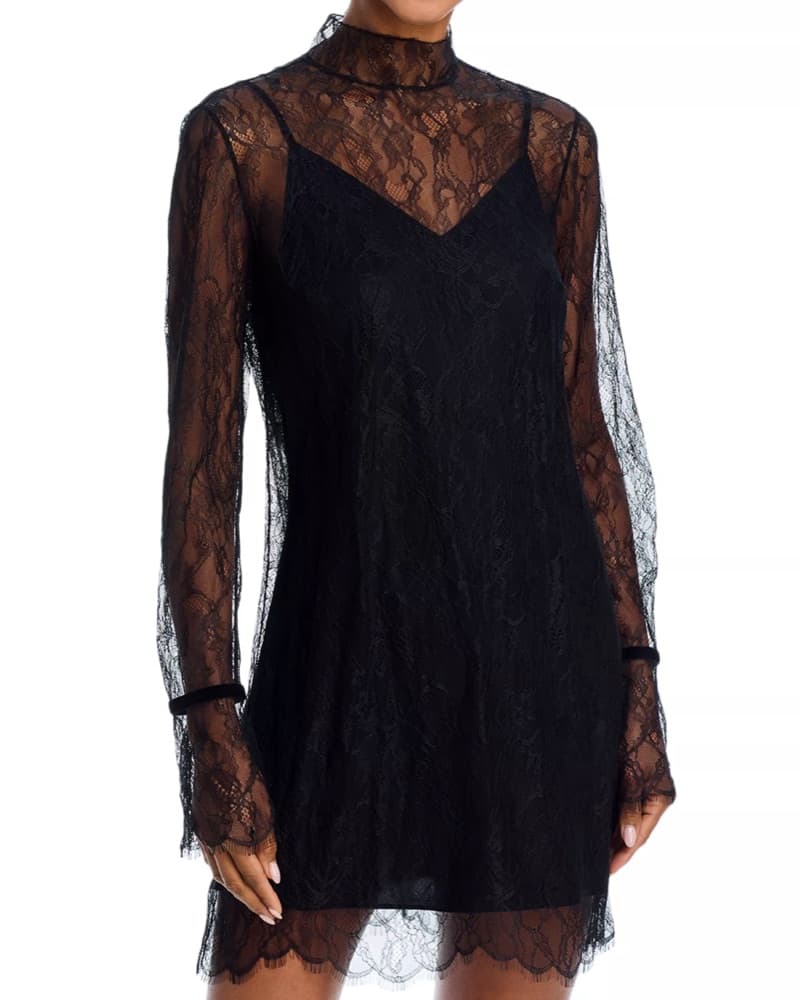Elegant Lace Cocktail Dress - Image 2