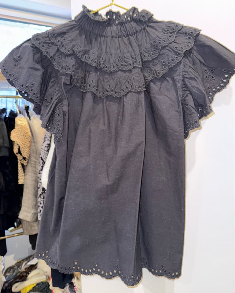 SEA Black Cotton Top - Image 2