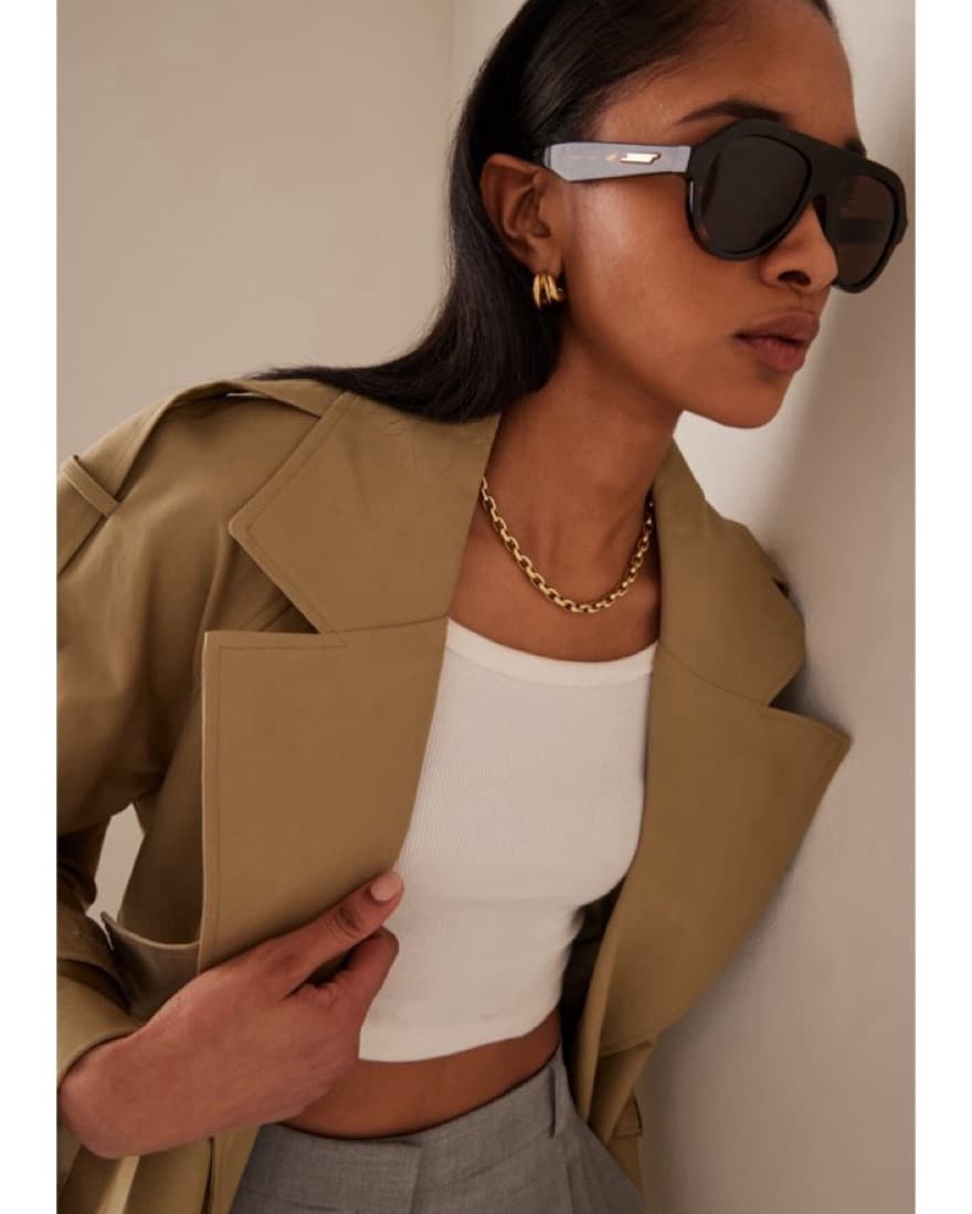 Bottega Veneta Sunglasses - Tortoise - Image 2