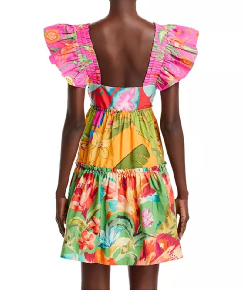 FARM Rio Foliage Mix Mini Dress - Image 3