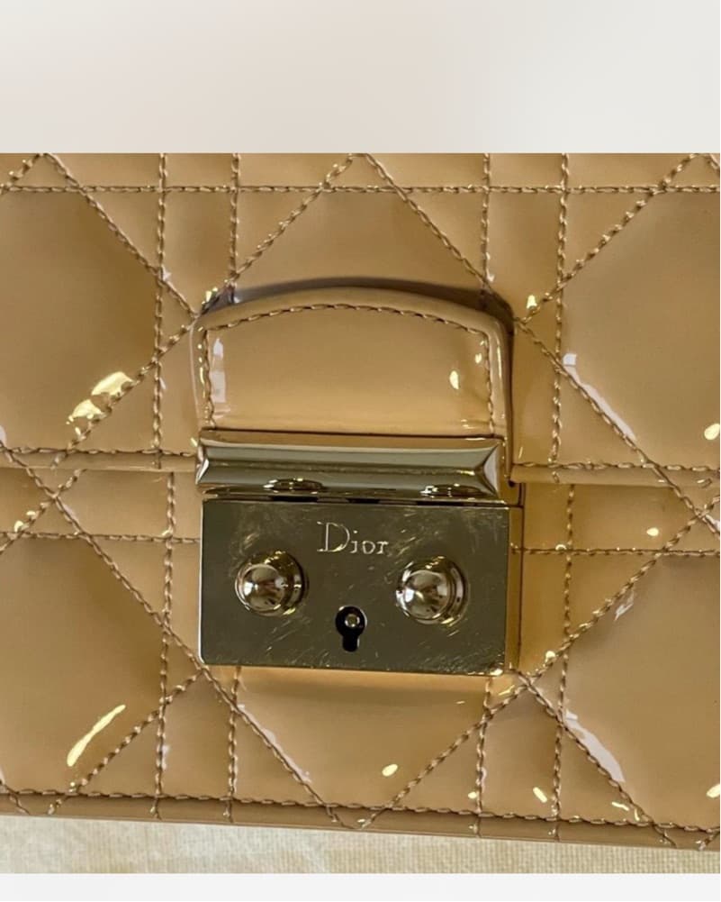 Vintage Lady Dior In Patent Leather - Image 6