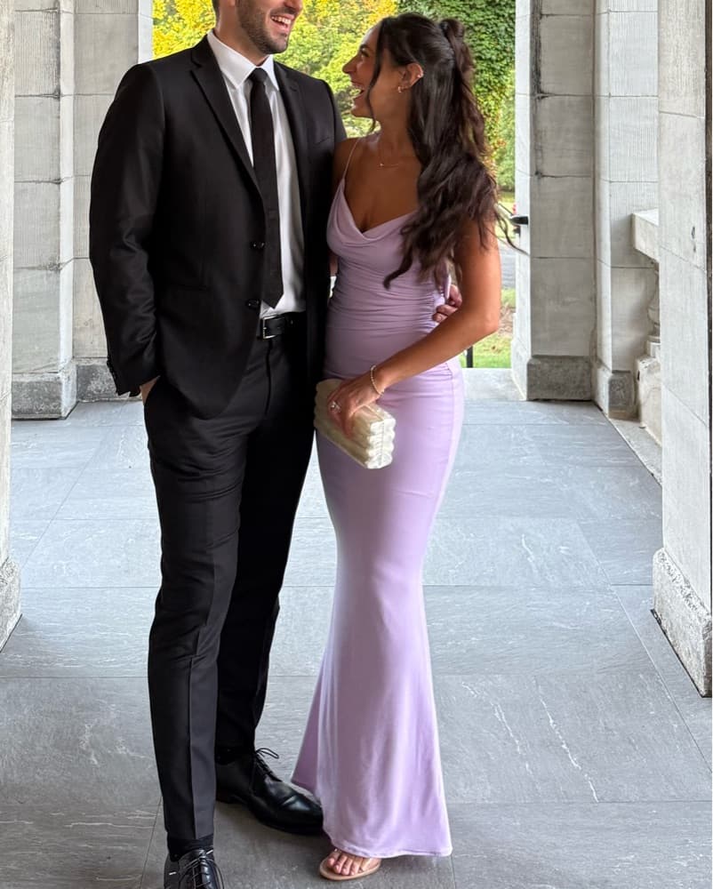 Katie May Lilac Low Back Gown - Image 3