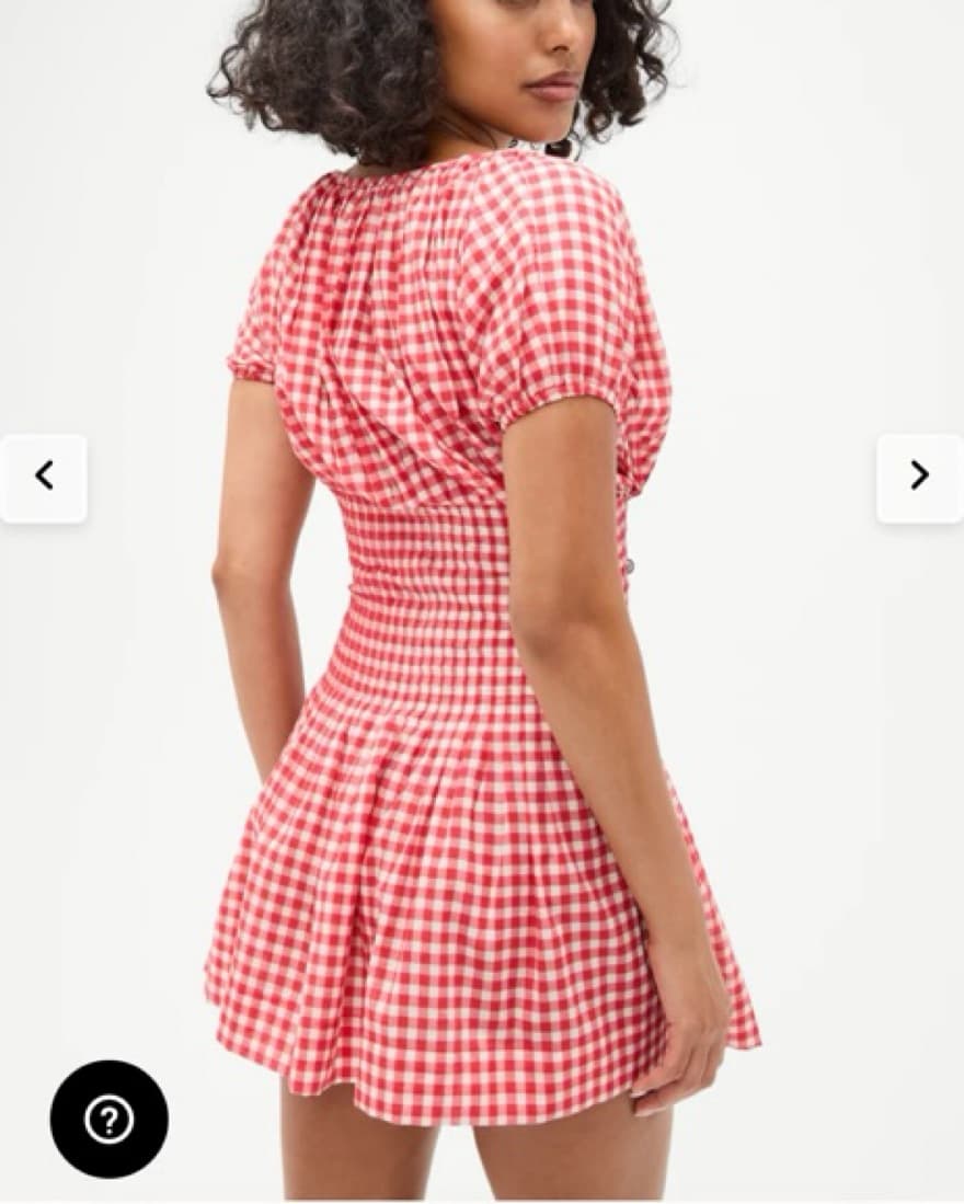 Frankies Bikinis Sadie Gingham Dress - Image 3