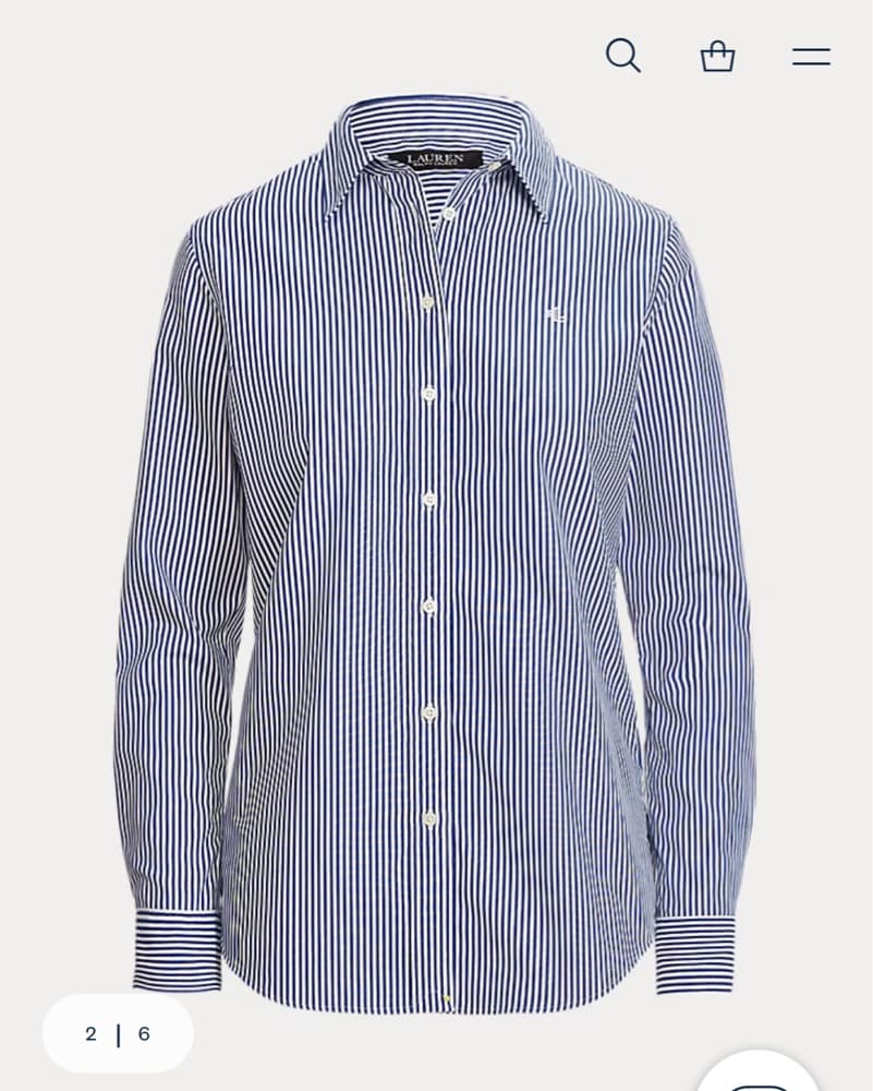 Ralph Lauren Striped Button Up - Image 2