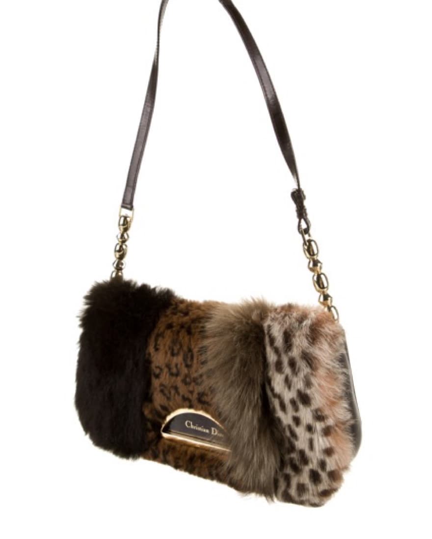 Christian Dior Fur Purse - Image 2