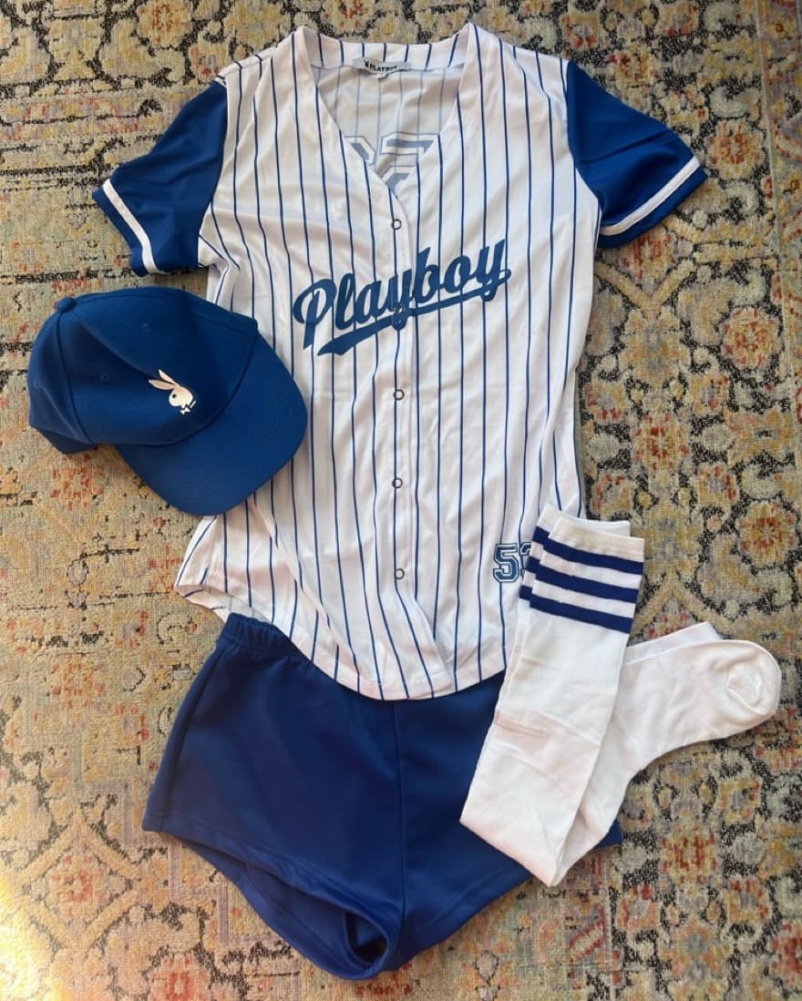 Baseball Player Playboy Costume - Image 1