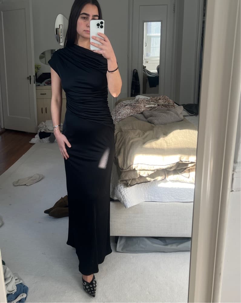 Massimo Dutti One Shoulder Maxi  - Image 2