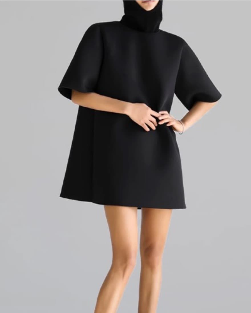The Frankie Shop Giza Neoprene Mini Dres - Image 2