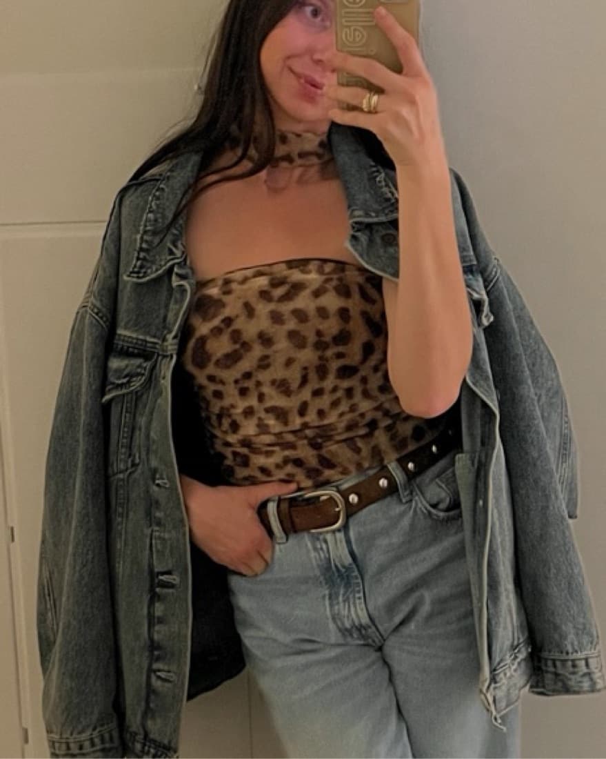 Leopard Print Top - Image 1