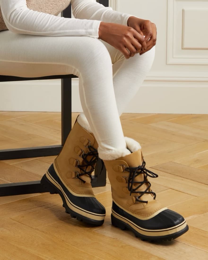 Sorel Caribou Fleece-trimmed Snow Boots - Image 3