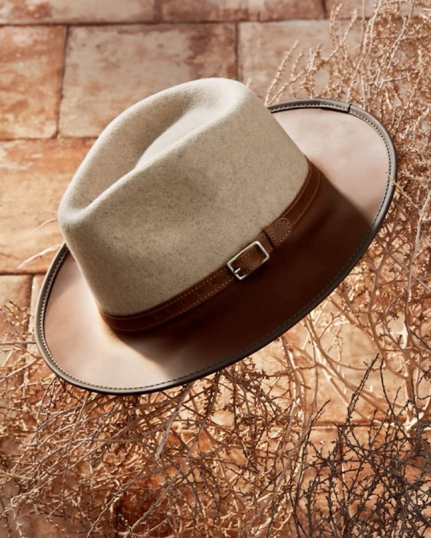 Pinnacle Wool Felt and Leather Hat - Image 5