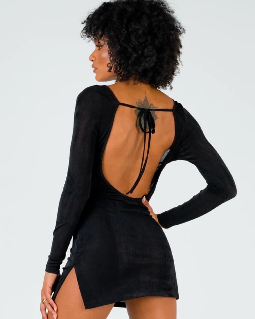 Black mini dress  - Image 2