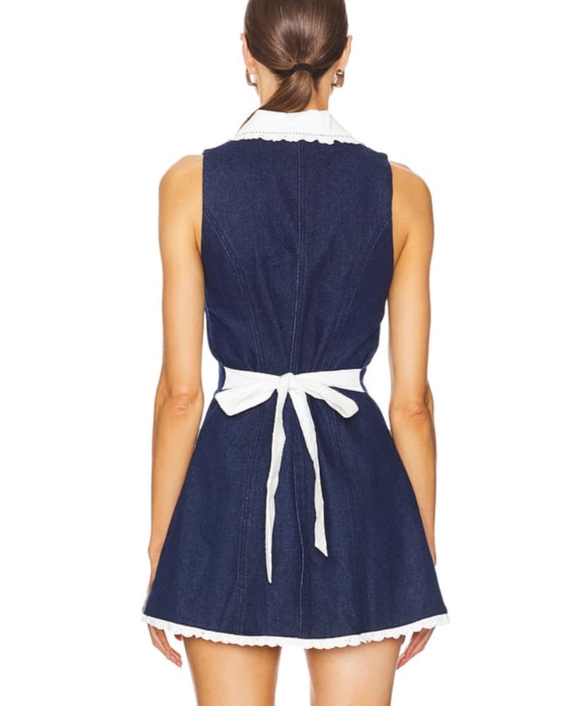 Fait Par Fouch Denim Dress - Image 3