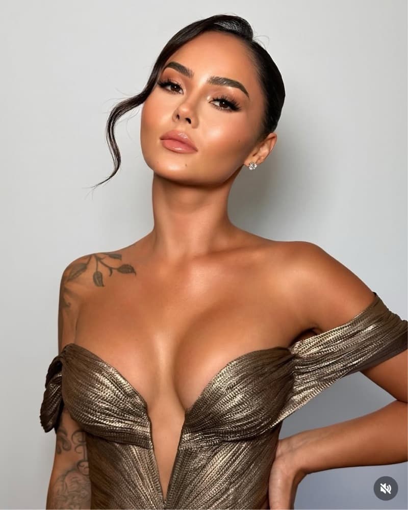 MARIA LUCIA HOHAN Tia draped off-shoulde - Image 5