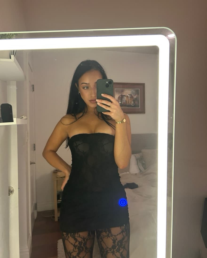 Black Lace micro Mini Dress Set - Image 4