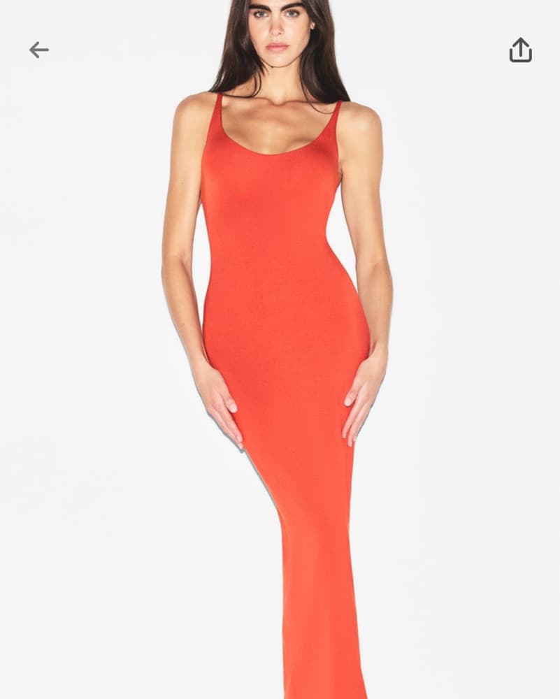 Skims Scoop Neck Terra Dress - Image 2