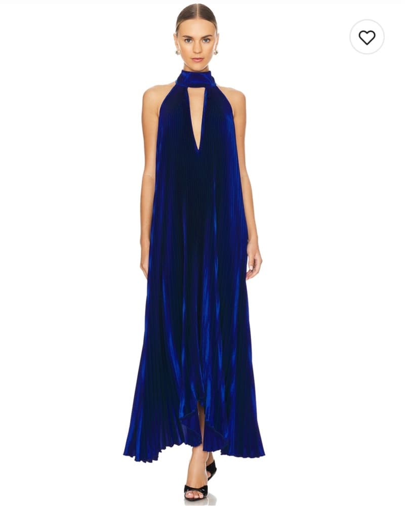 L’idee Opera Gown in Deep Azure - Image 1