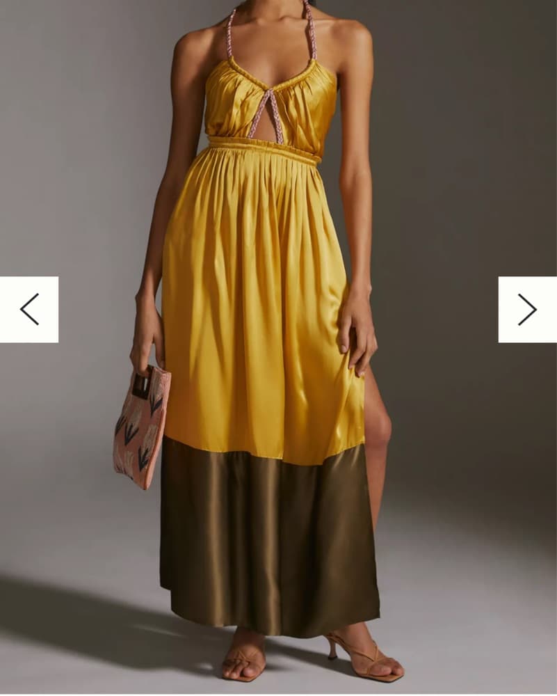 Anthropologie Silk Dress - Image 1