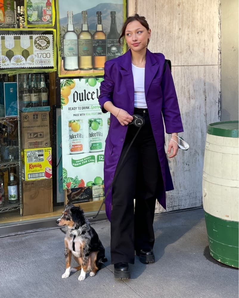 Purple Coat - Image 1